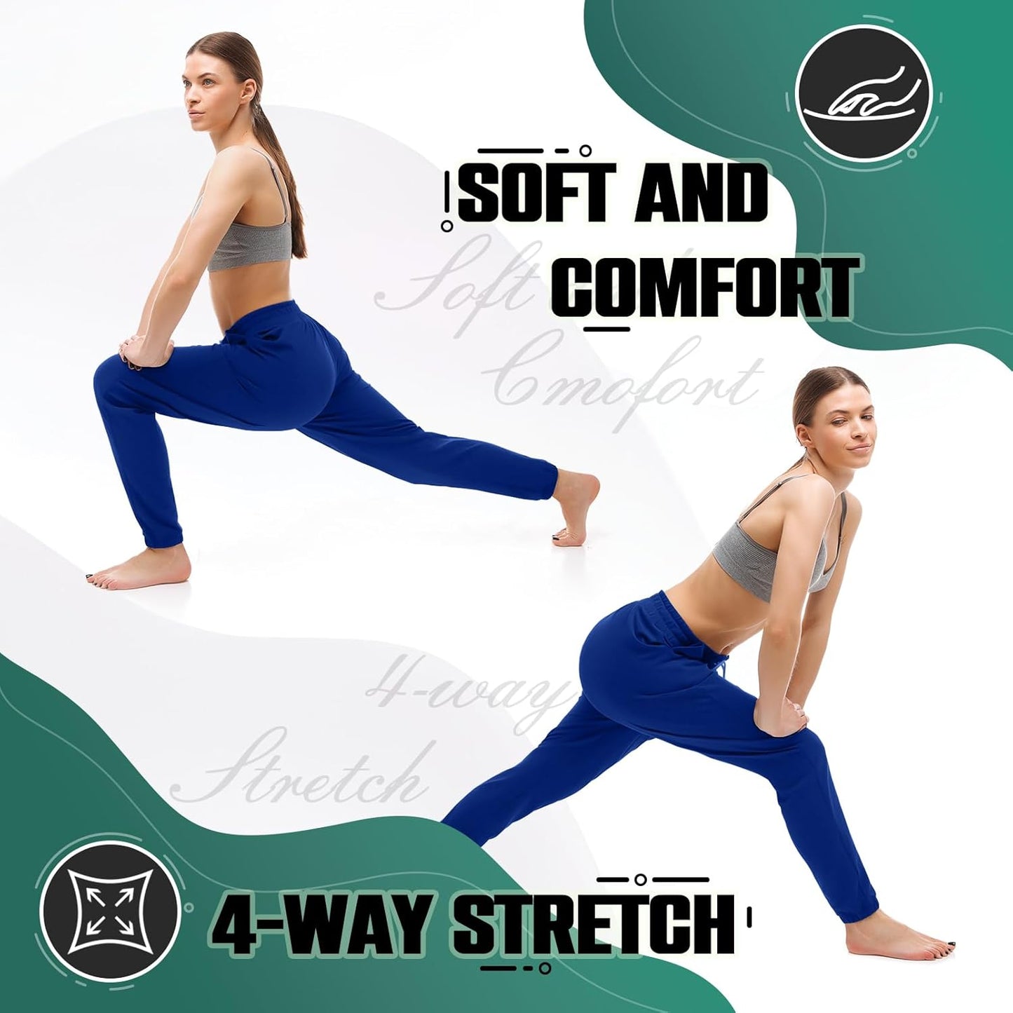 Everyday Performance Comfort Joggers with Pockets